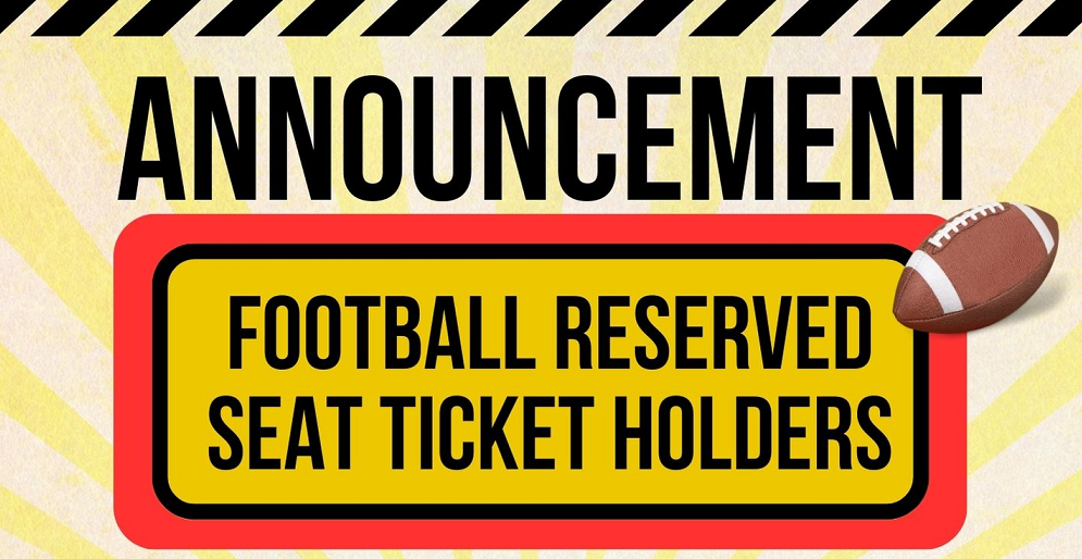 Reserved Seating Tickets for Football Games
