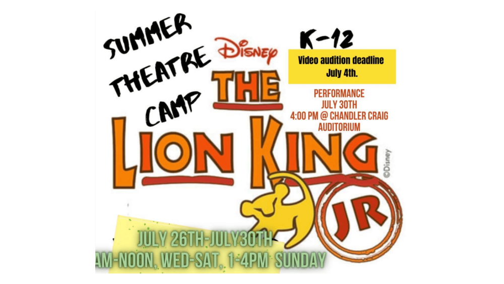 HISD Summer Theatre Camp July 26-July 30