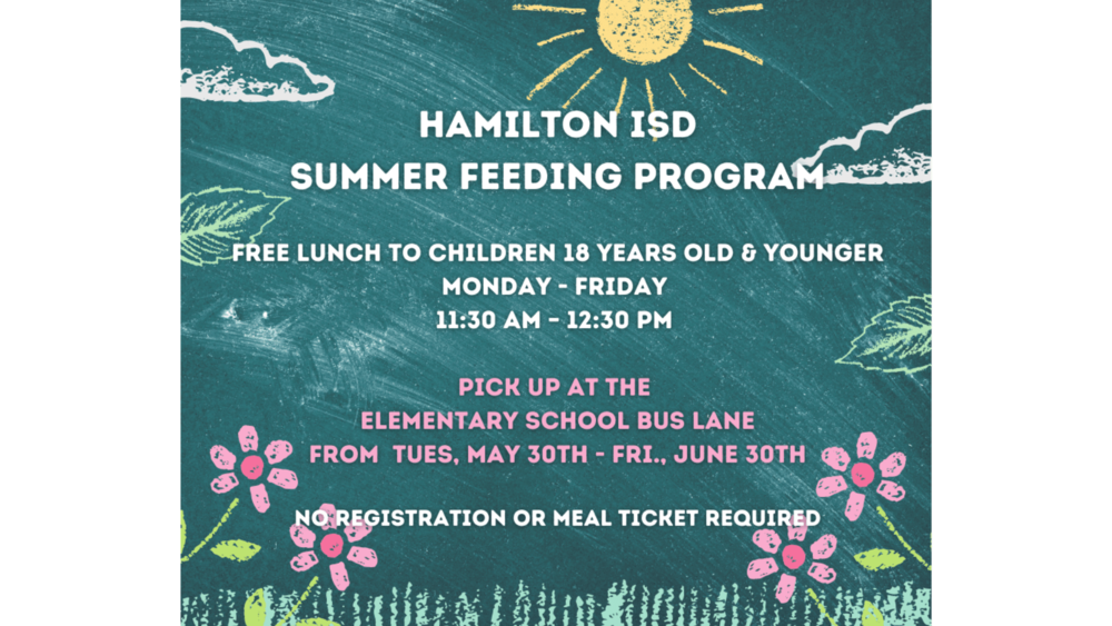 HISD Summer Lunch Program 